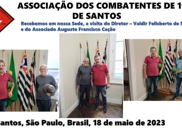 Recebemos em nossa sede visitantes ilustres